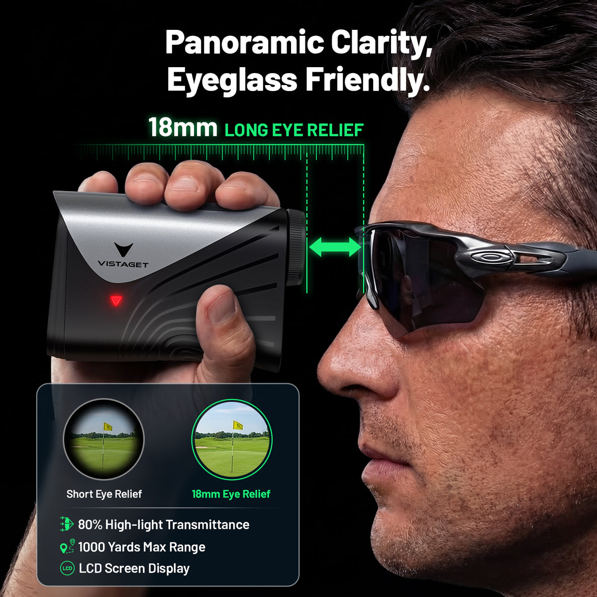 Golvia Ultra SteadyTrack™ Golf Rangefinder